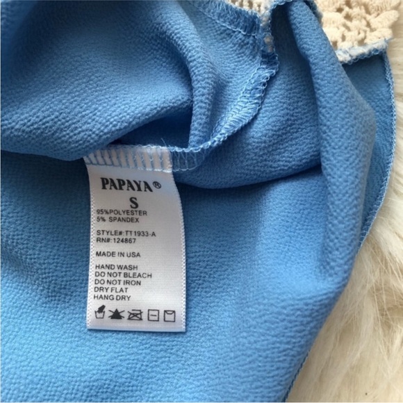 Papaya Off the Shoulder Crop Top - Picture 5 of 5